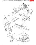 Buy A Makita BLS820SF REAR COVER 5621RD/LS800D/BSR73 416639-3 Spare Part