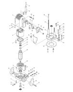 Makita 3612BR COLLET NUT 763629-0 Spare Part