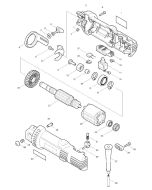 Makita 3706 WRENCH HOLDER 423319-4 Spare Part