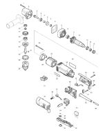 Makita DA3011 MAKITA LABEL 500 4305/HR160DW 819063-3 Spare Part