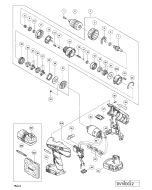 Buy A Hitachi DV18DCL2 FRONT CASE 332009 Spare Part