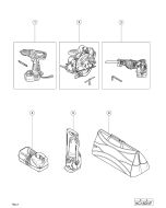 Buy A Hitachi KC18DVF MODEL DS 18DVF3 CORDLESS DRIVER DRILL Spare Part