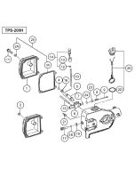 Buy A Tanaka TPS-200H CHAIN BAR CLAMP NUT 6687105 Spare Part