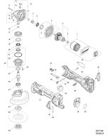 Buy A Makita DGA513 MOTOR HOUSING SET DGA463/513 183H83-4 Spare Part and Fix Your Angle Grinder (Cordless)  Today