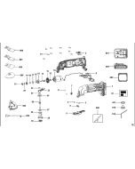 Stanley FMC710 BLADE - PLUNGE CUT 90604632 Spare Part Type 1 Exploded Parts Diagram