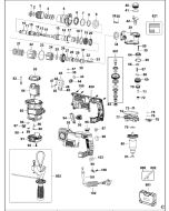 Stanley STHR323K SPRING 5140144-61 Spare Part Type 1 Exploded Parts Diagram