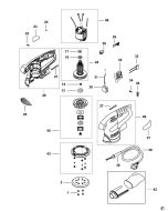 Stanley SRS480 PIECE 6010393-94 Spare Part Type 1 Exploded Parts Diagram