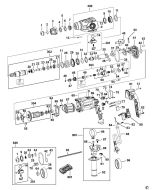 Stanley SHR263K SPRING COMPRESSION 4030108003 Spare Part Type 1 Exploded Parts Diagram