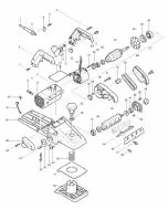 Makita 1805B PAN HEAD SCREW M4X18 911133-5 Spare Part