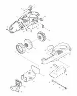 Makita 4033D 'FAN COVER 4013D/4033D KW00000504 Spare Part