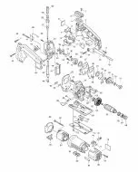 Makita 4304T REAR COVER 4304/4306 415532-8 Spare Part