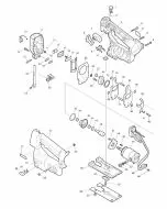 Makita 4331D SLIDE PLATE 4304/4305/4331D 344137-6 Spare Part