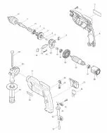 Makita 8450 SPINDLE 8450/8451/HP1500 323757-9 Spare Part