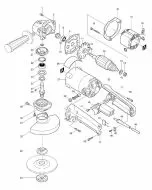 Makita 9005B ARMATURE 240V 9005B 518614-6 Spare Part