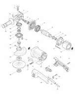 Makita 9015B SPIRAL BEVEL GEAR SET 183017-9 Spare Part