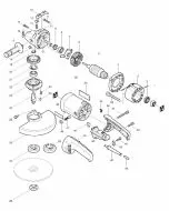 Makita 9027S ARMATURE ASS'Y 240V B33705 Spare Part