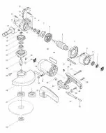 Makita 9027 BAFFLE PLATE 414989-0 Spare Part