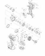 Makita BTD129 LED CIRCUIT BDF459/BTD129/BHP4 620163-2 Spare Part