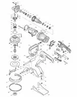 Makita PC5001C BRUSH SET 194921-7 Spare Part