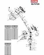 Ryobi ELT4235 CABLE FIX ELT3725/4235 ( 1 ) 8053800001 Spare Part