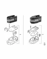 Milwaukee MXS18 HOUSING FOR BATTERY 4931389616 Spare Part Exploded Diagram