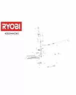 Ryobi APR04PRUNERATTACHMENT GASKET 5131000661 Spare Part Serial No: 4000444340