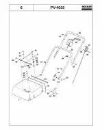 Buy A Makita PV4035 SPARE PARTS LIST 109 66073470 Spare Part and Fix Your Lawnraker / Scarifier Today