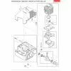 Makita DBC3310 Spare Parts List