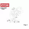 Ryobi RLM140SPHG Type: 5133001728 FLYWHEEL FAN HLM140SP 5131016909 Spare Part