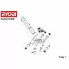 Ryobi RLM1451ME Type: 5133001702 PIN HLM140SP 5131016863 Spare Part