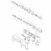 Makita 6705D SET PLATE 6704D/6795D/2400/B 344798-2 Spare Part