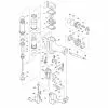 Makita AG125 'DRIVER GUIDE R AG125 310077-0 Spare Part