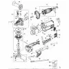 Dewalt DWE492S Spare Parts List Type 1