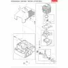 Makita DBC4000 Spare Parts List