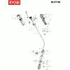 Ryobi ELT738 Spare Parts List