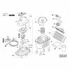 Skil 1160 Spare Parts List Type: F 015 116 002 230V CH