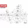 Ryobi RLM140SPHG Type No: 5133001728 Spare Part List