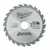 Milwaukee 165mm X 30mm X 24T Circular Saw Wood Blade  4932399909