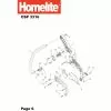 Homelite CSP3316 Spare Parts List Type: 5134000042