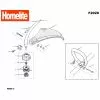 Homelite F2020 Spare Parts List Type: 1000083902