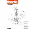 Homelite CSP4520 Spare Parts List Type: 1000014870