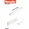 Homelite CSP3816 Spare Parts List Type: 1000014868