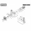 Ryobi RBS3080 Spare Parts List Type: 5133000281