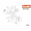 Homelite HBC26SBS Spare Parts List Type: 5134000004