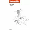 Homelite csp4518 Spare Parts List Type: 1000083911