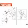 Homelite F3045 Spare Parts List Type: 1000087521