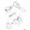 Makita DUB183Z Spare Parts List