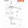 Homelite MBE2000 Spare Parts List Type: 1000084193