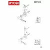 Ryobi EHP1236 Spare Parts List Type: 11000019309