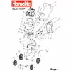 Homelite HLM140SP Spare Parts List Type: 5134000034